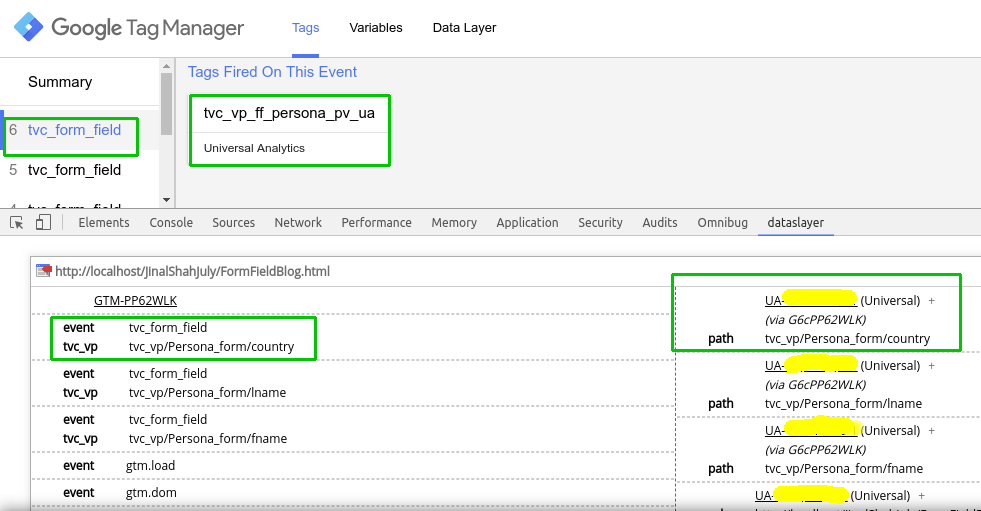 Image 5: The Outcome in the developer’s console