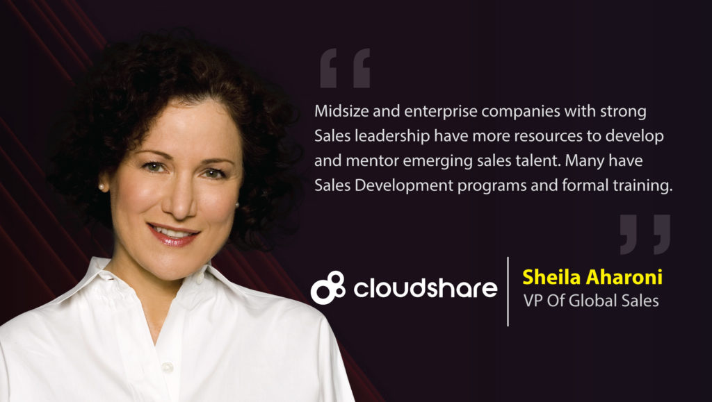 Sheila Aharoni, VP Of Global Sales At CloudShare