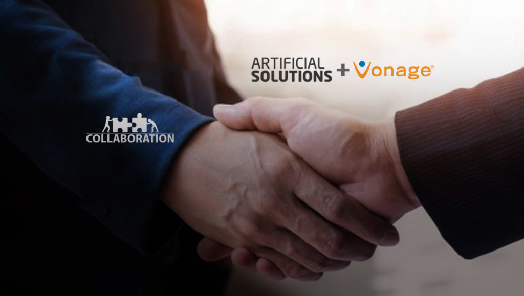 Artificial Solutions and Vonage Partner to Deliver Closer Integration