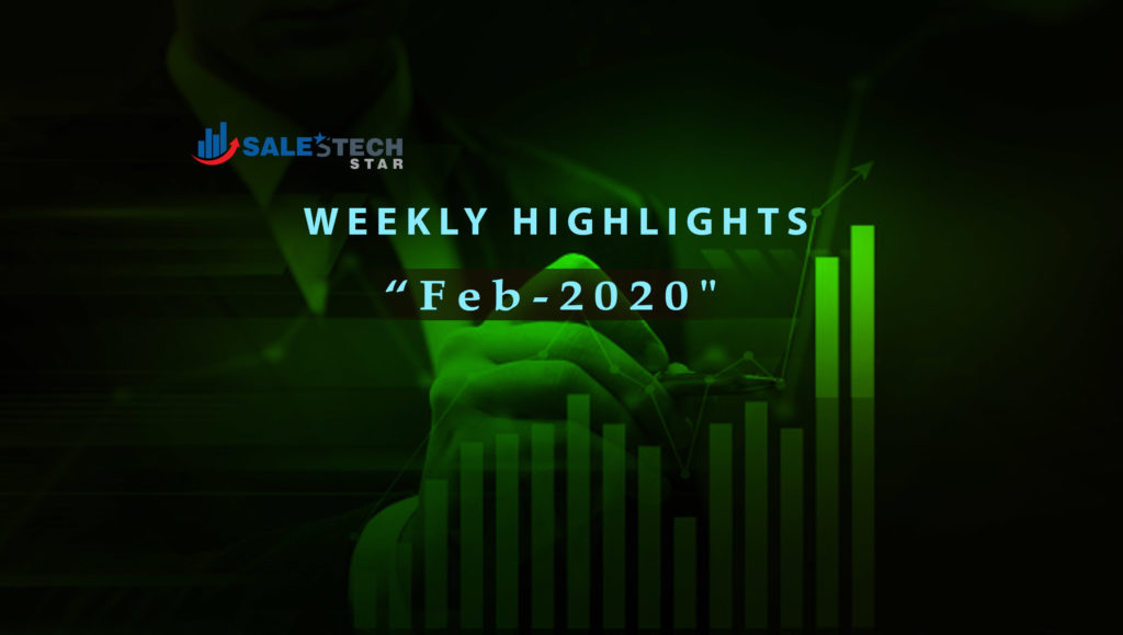 Top SalesTech News Of The Week – 17th February 2020