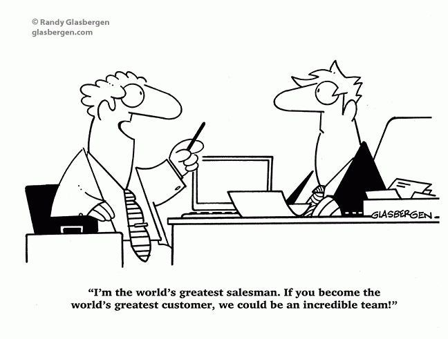 One great team, for sure! - Sales humor