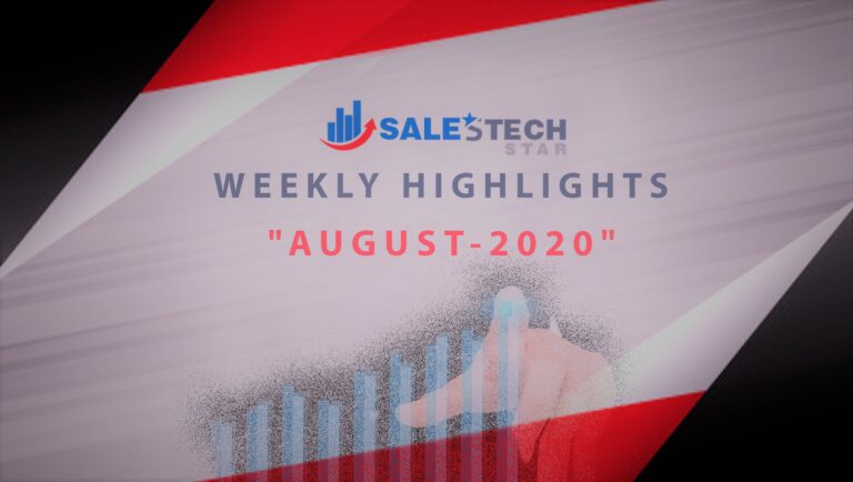 SalesTech Highlights Of The Week: 17-August-2020: Featuring News From Cisco, Gong, Genesys, Zilliant And More…