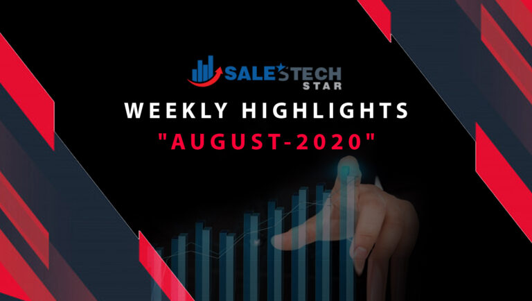 SalesTech Highlights Of The Week: 24-August-2020: Featuring Industry News From ServiceNow, MongoDB, Snowflake, InsightSquared And More…