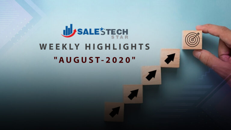 SalesTech Highlights Of The Week: 31-August-2020: Featuring Industry News From Xactly, SugarCRM, Zendesk, Cisco And More…