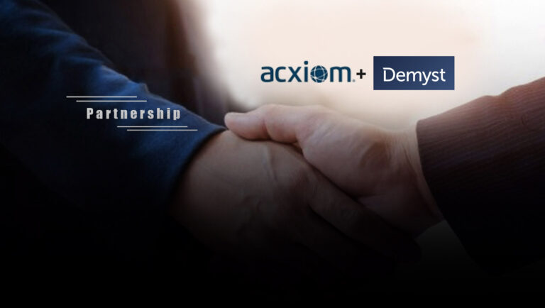 Acxiom Announces New Partnership With Demyst