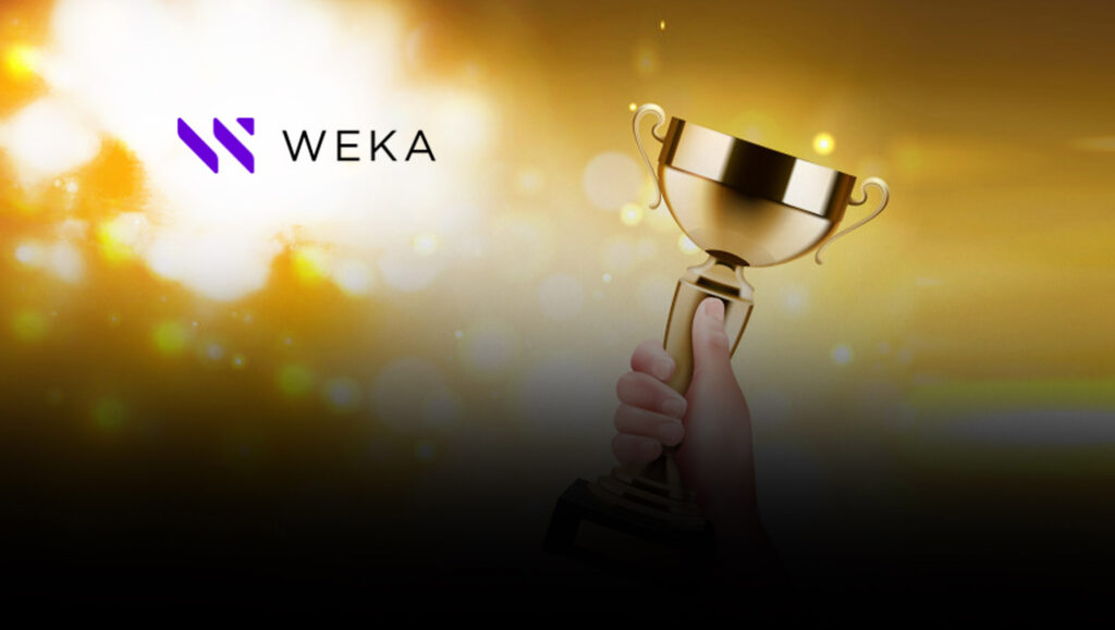 WekaIO Named Finalist in 2021 Artificial Intelligence Excellence Awards