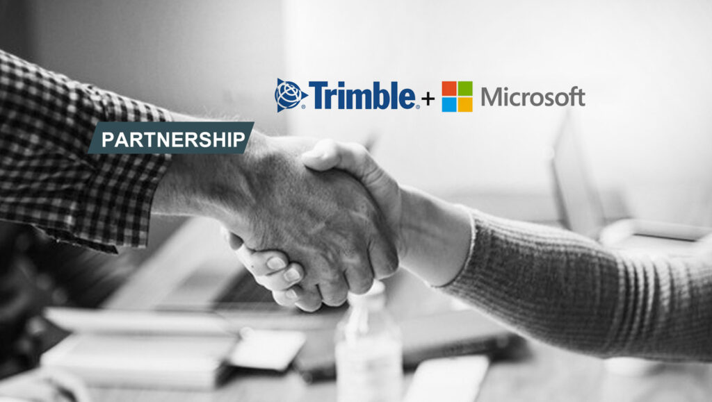 Trimble and Microsoft Partner to Drive Digital Transformation Across Industries