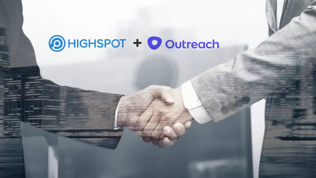 Highspot and Outreach Expand Partnership to Help Companies Increase Sales Rep Performance