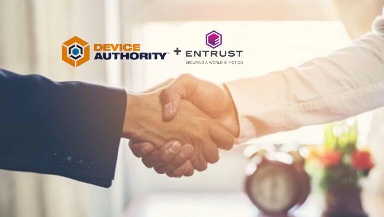 Device Authority and Entrust Partner to Provide Trust and Machine Identity Automation for IoT