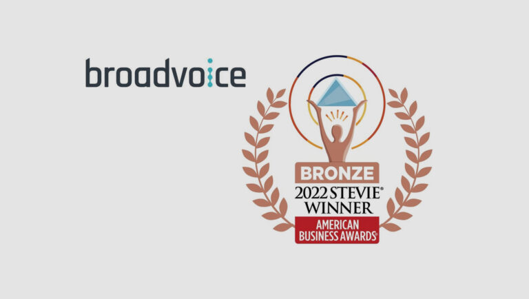 Broadvoice Honored with Bronze Stevie® Award for Customer Service Team of the Year in 2022 American Business Awards®