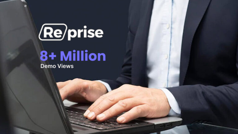 Reprise, the Only Complete Demo Creation Platform, Surpasses Eight Million Demo Views