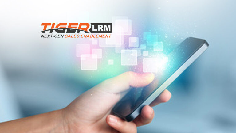 TigerLRM Launches Mobile App Bringing Its Next-Gen Sales Enablement & CRM Platform to Reps on the Go