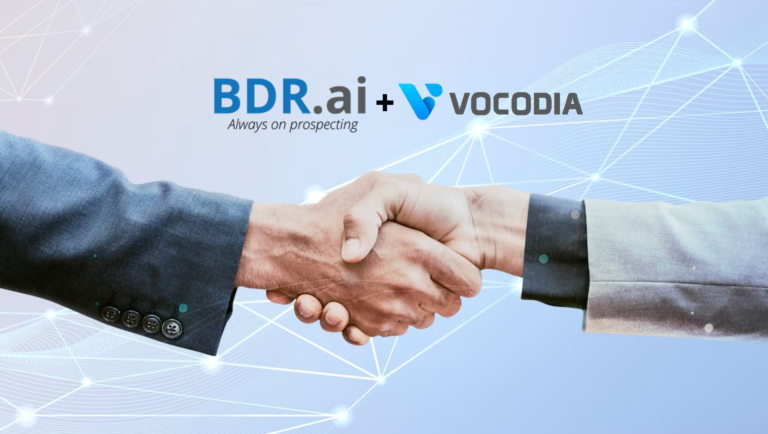 BDR.ai Partners With Vocodia to Help Contact Centers Leverage AI to Qualify Leads Like a Machine