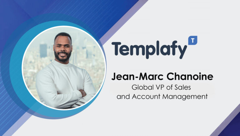 SalesTechStar Interview with Jean-Marc Chanoine, Global VP of Sales & Account Management at Templafy