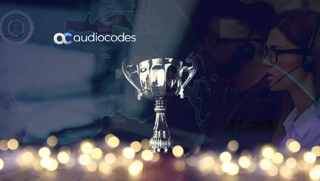 AudioCodes AI-first Voca Conversational Interaction Center Wins Best Microsoft Teams Contact Center Award