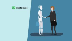 Generative AI for Sales: Balancing a Human and an AI agent